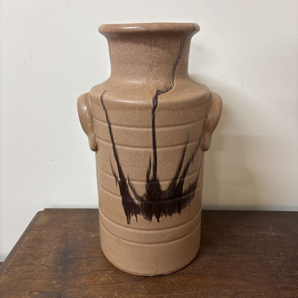 MILK CAN FLOOR VASE OR UMBRELLA STAND 1960'S RARE FIND BLUE MTN POTTERY