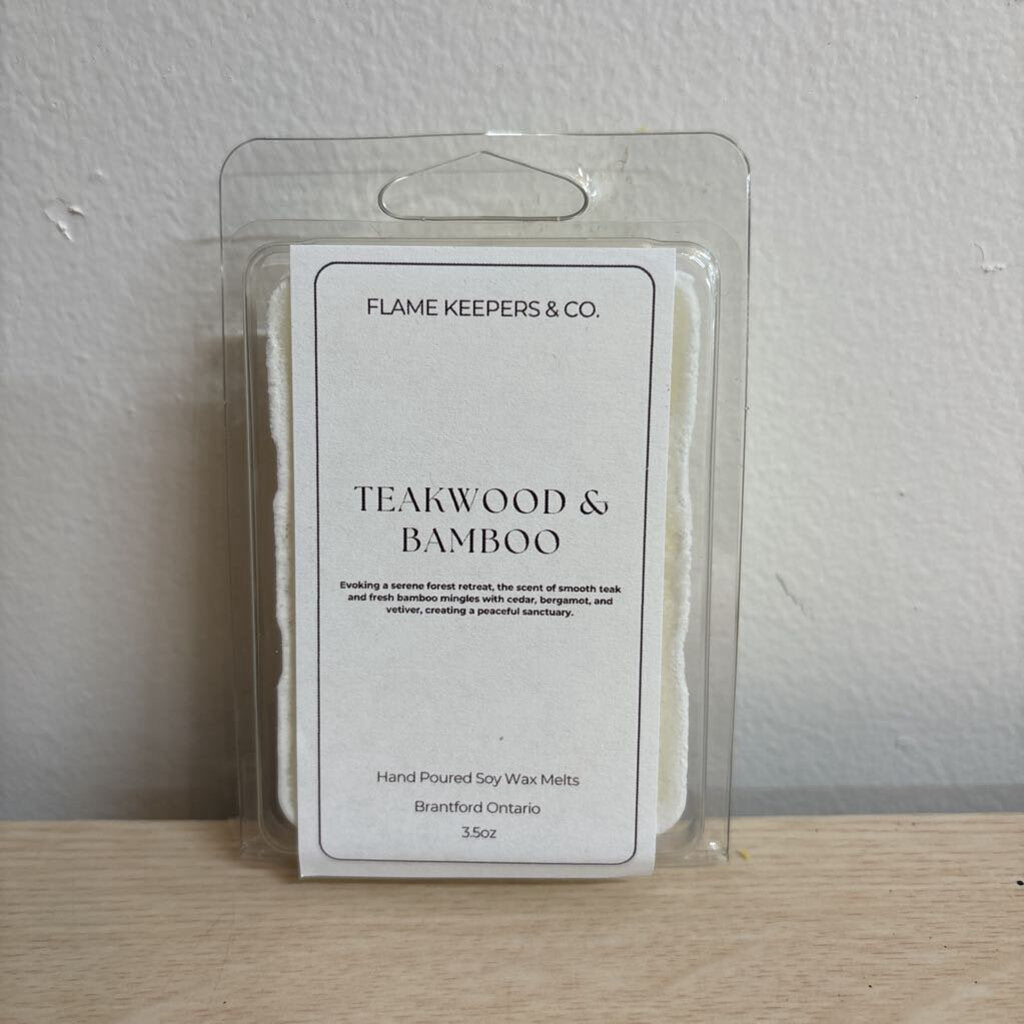 Teakwood & Bamboo 3oz Soy Wax Melts