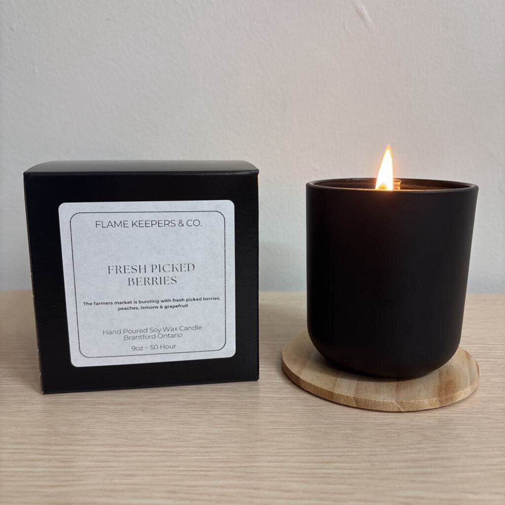Fresh Picked Berries Soy Wax 9oz Candle