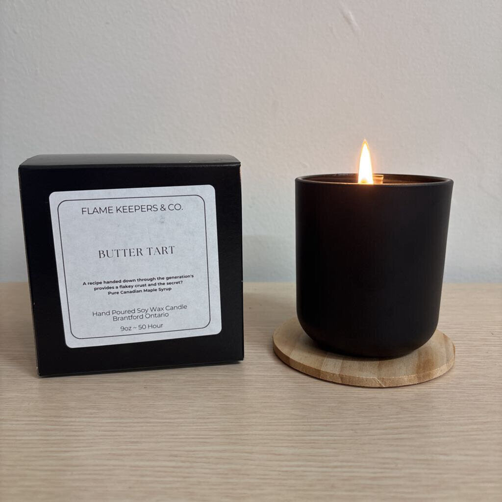 Butter Tart Soy Wax 9oz Candle
