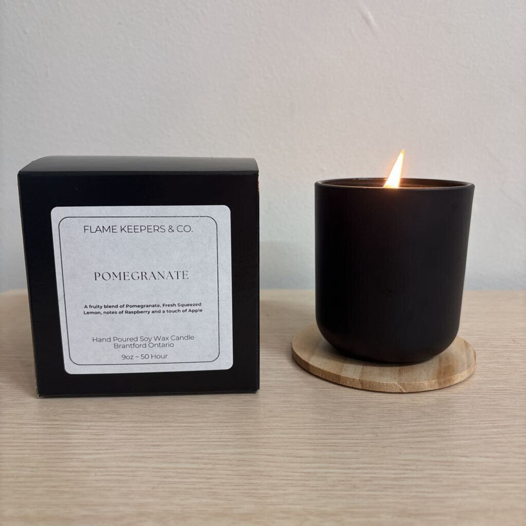 Pomegranate 9oz Soy Wax 9oz Candle