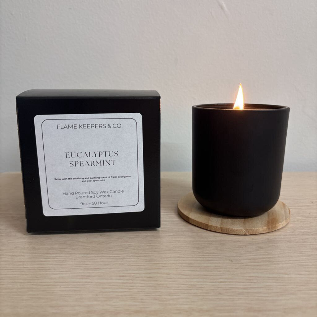 Eucalyptus Spearmint Soy Wax 9oz Candle