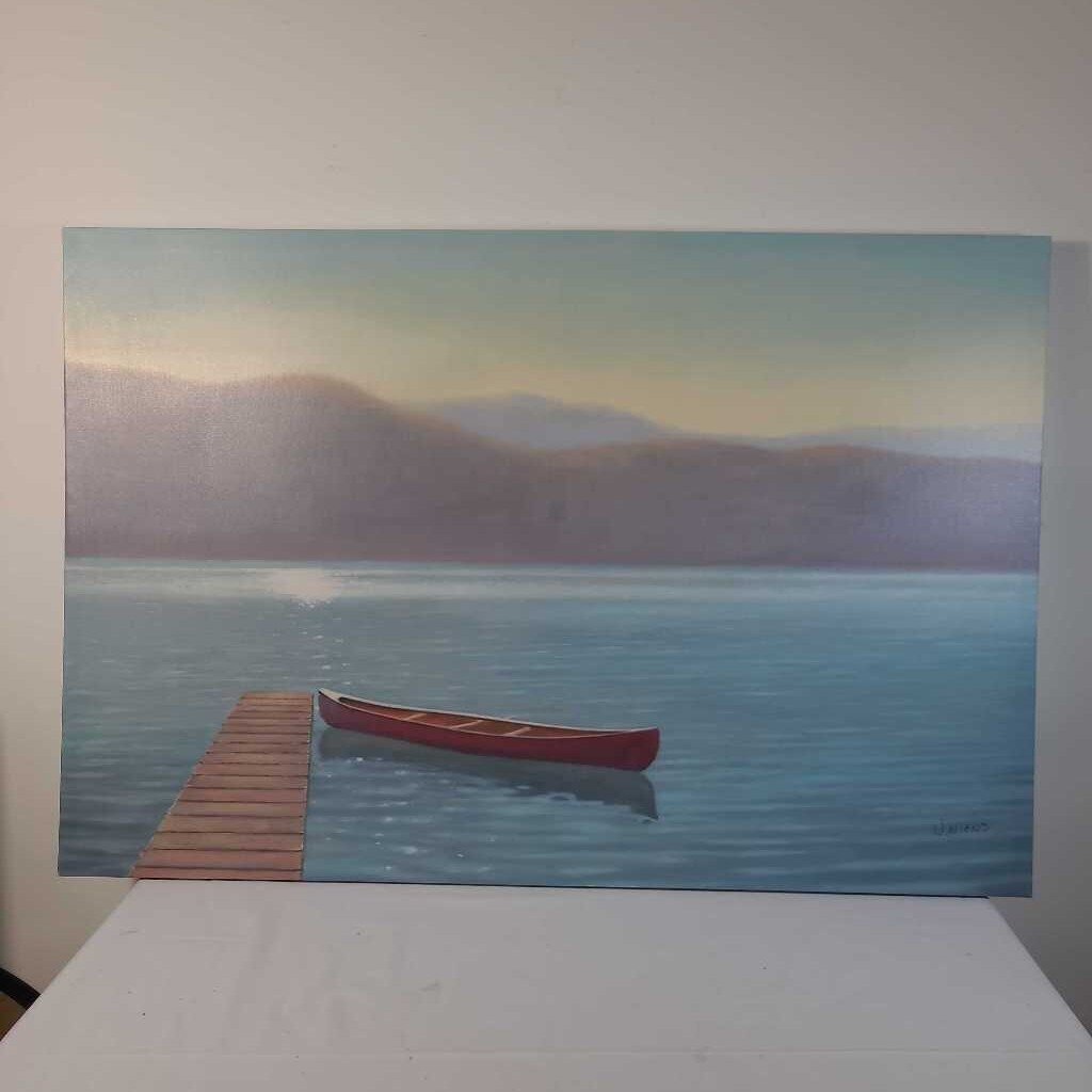 ZEN CANOE 2 BY J WIENS CANVAS
