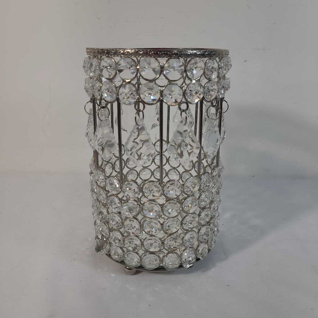 JEWELED CANDLE HOLDER