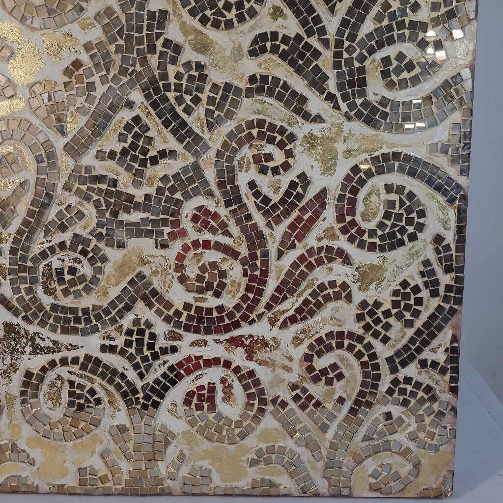 GOLD MOSAIC WALL ART