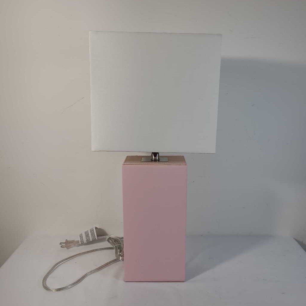 PINK LEATHER LAMP