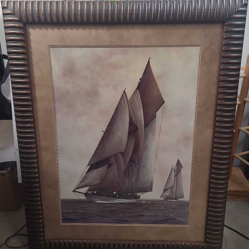 SAILBOAT FRAMED ART
