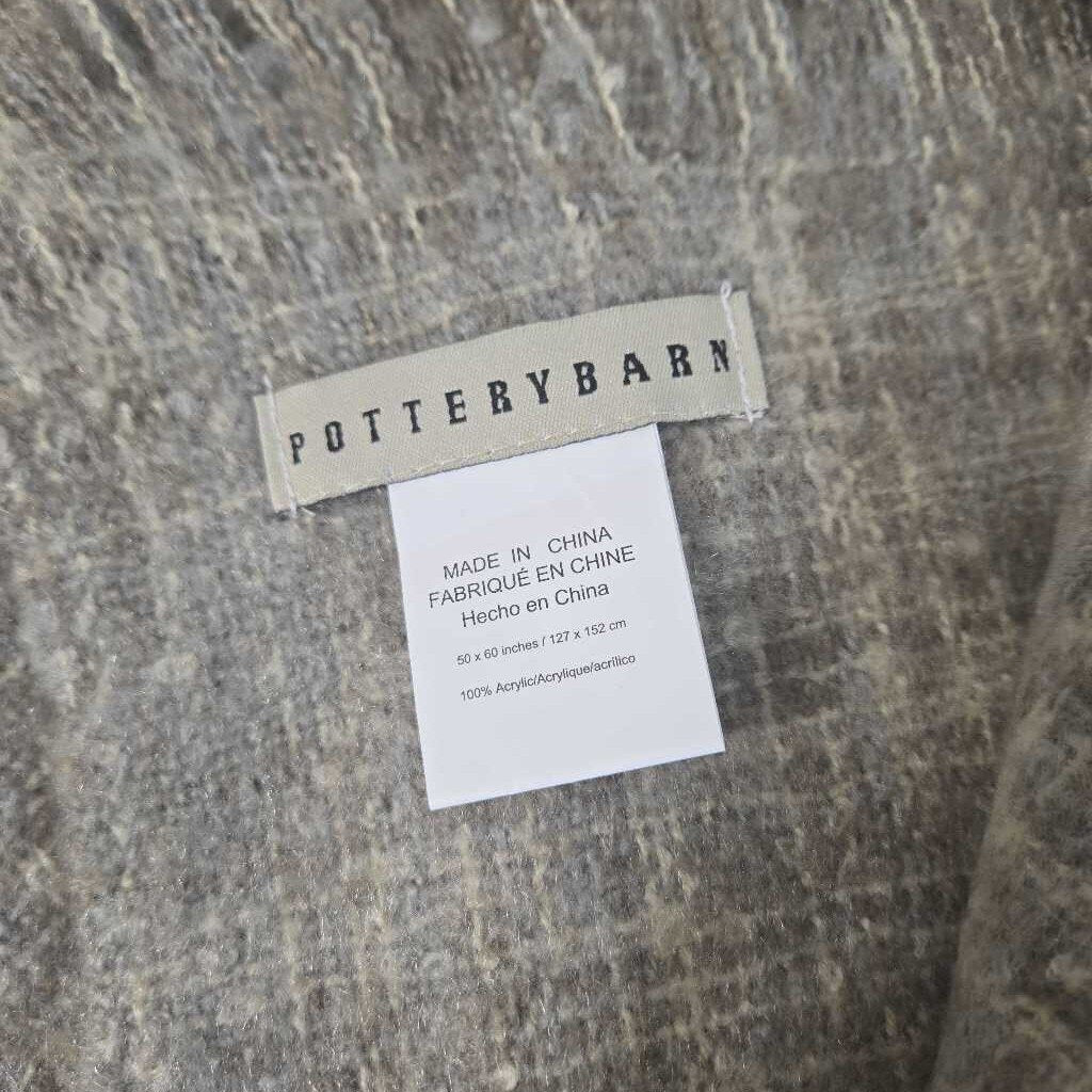 POTTERY BARN PLAID THROW