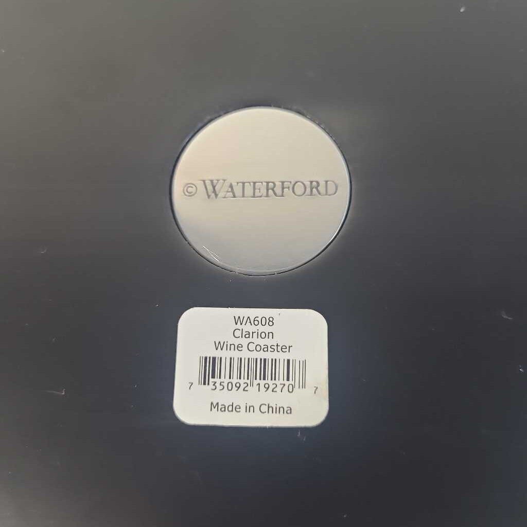 WATERFORD METAL SIGNATURES WINE BOTTLE COASTER