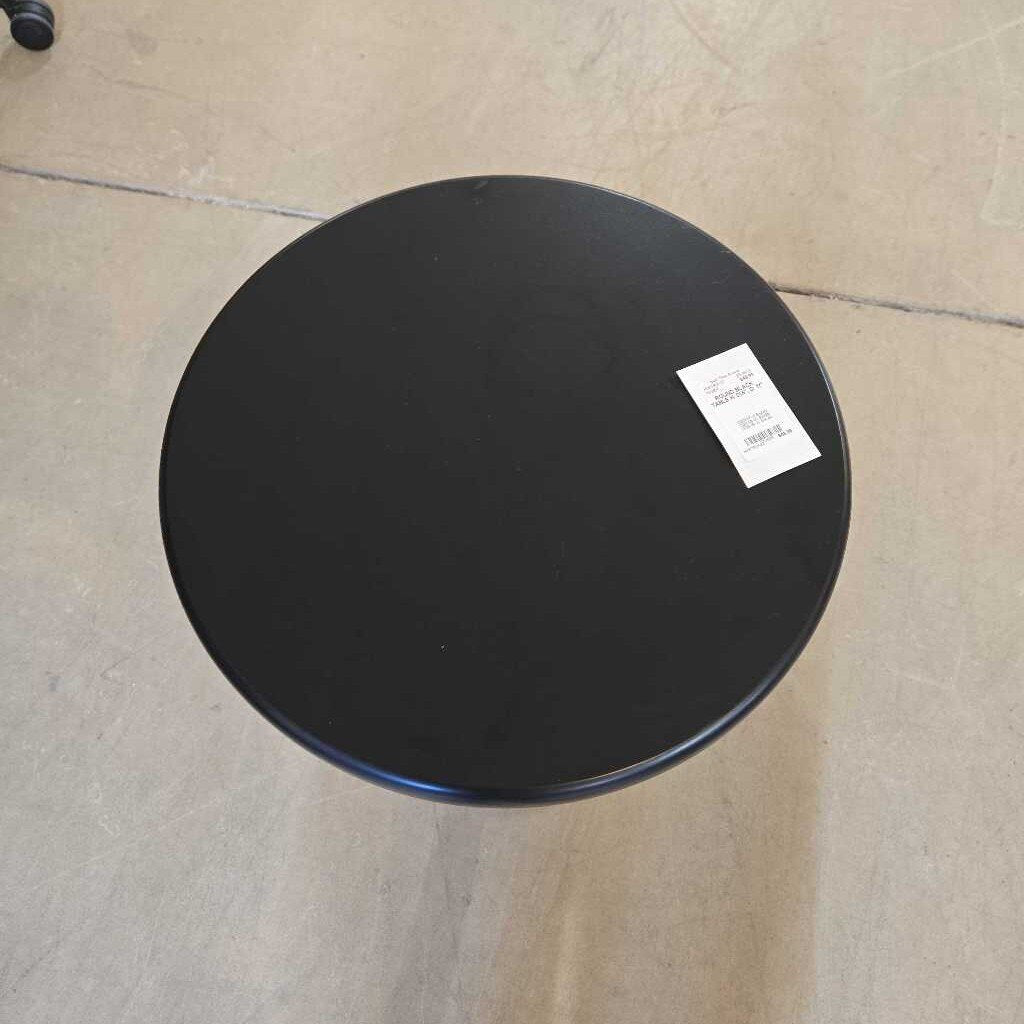 ROUND BLACK TABLE