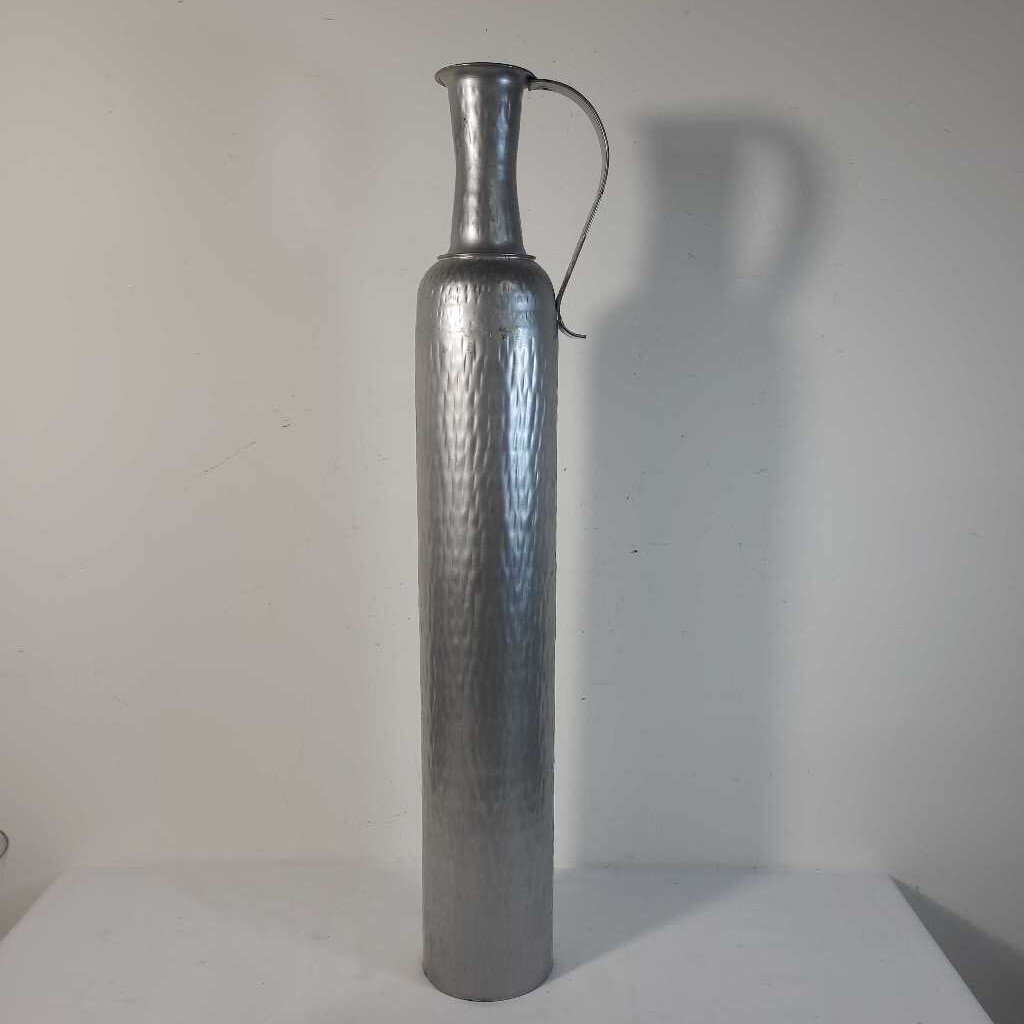 TALL SILVER VASE