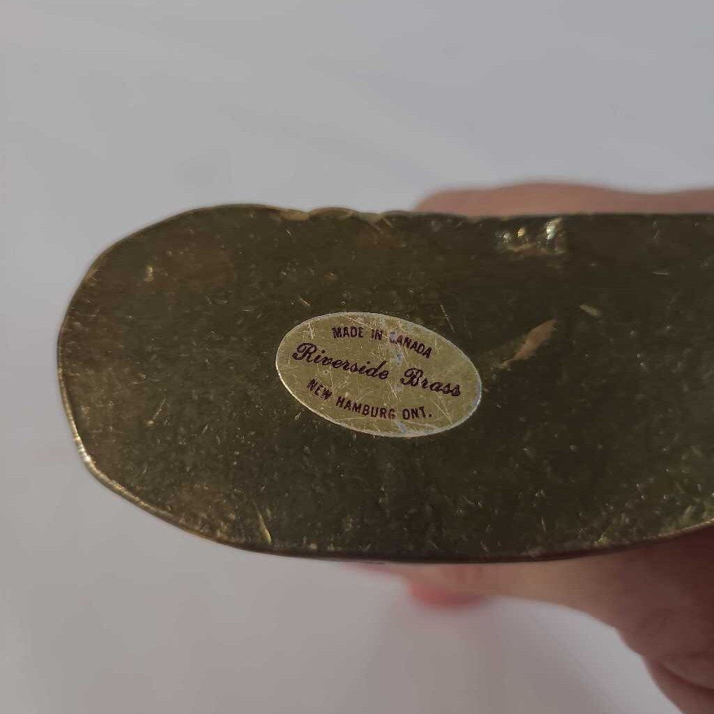 VTG SOLID BRASS FISHERMAN BOTTLE OPENER