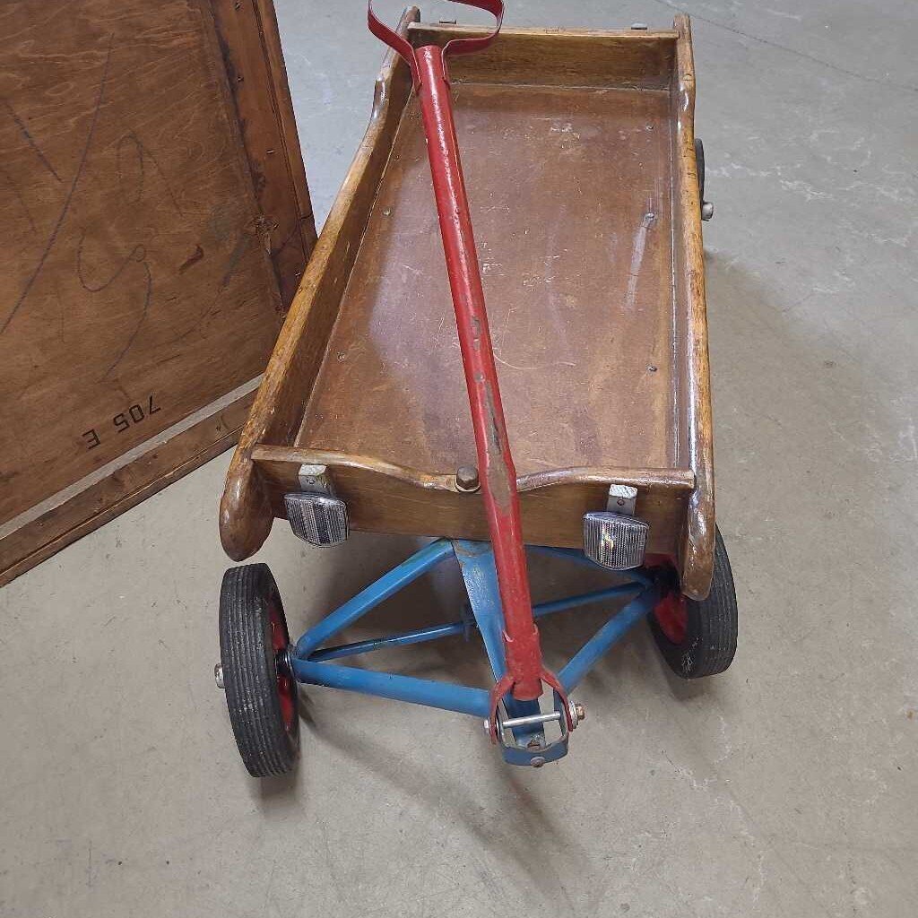 VTG AIR MAIL WOOD WAGON
