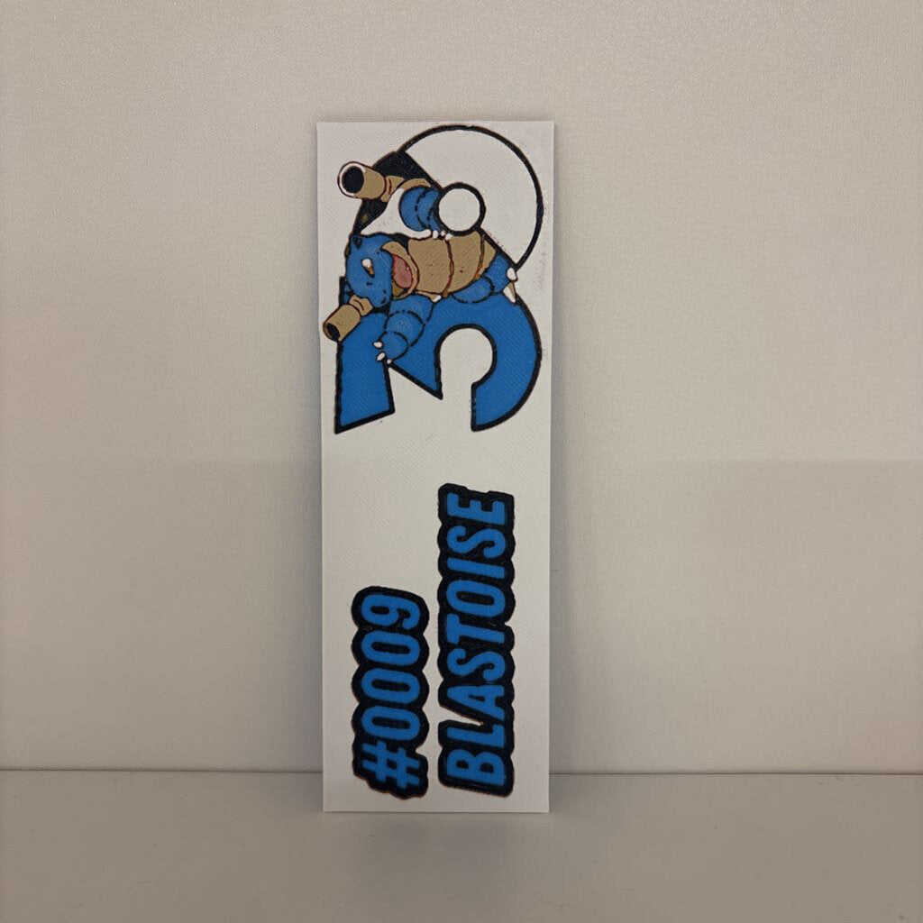 Blastoise Bookmark
