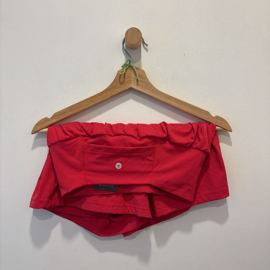 RED RUNNING SHORTS