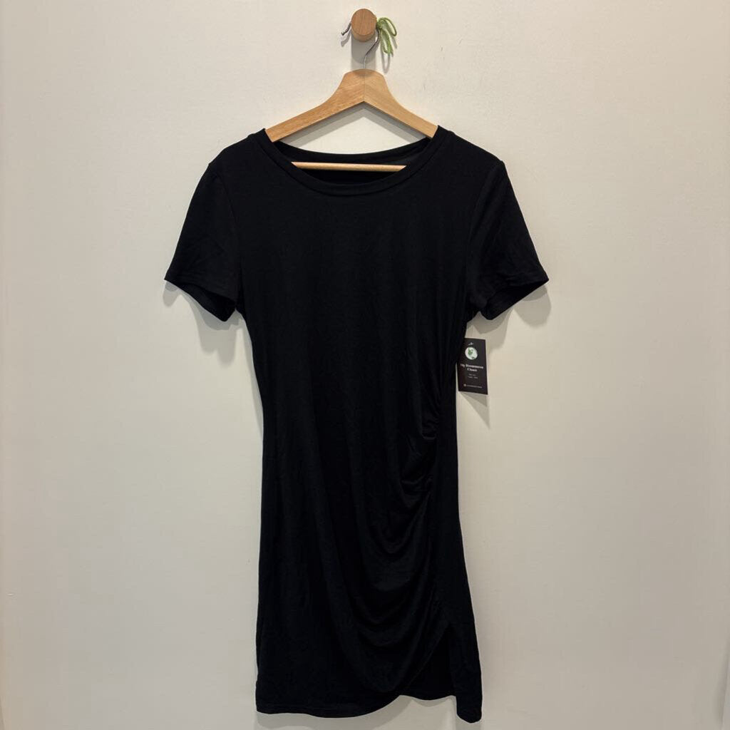 BLACK TEE SHIRT DRESS