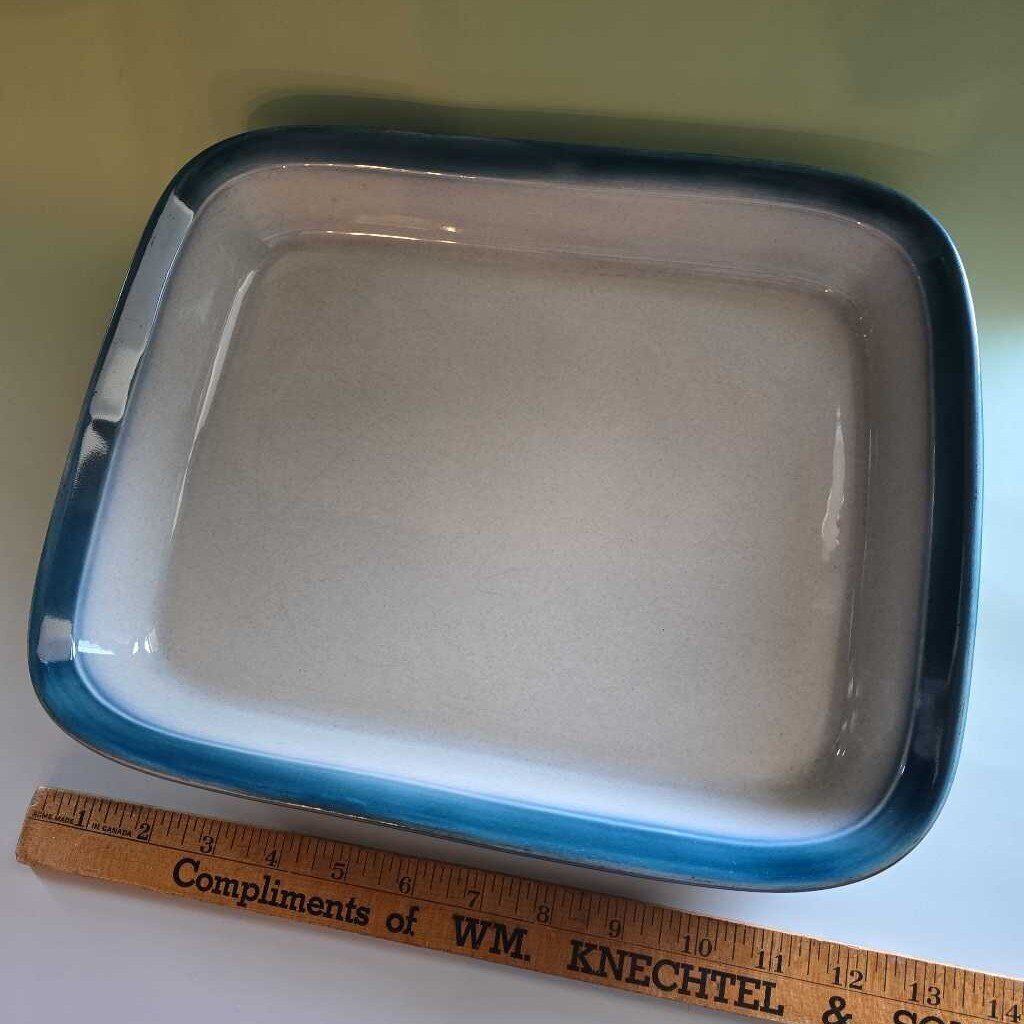 Wedgwood Pacific Blue 13" Rectangular Baker WWBLPA-RB13