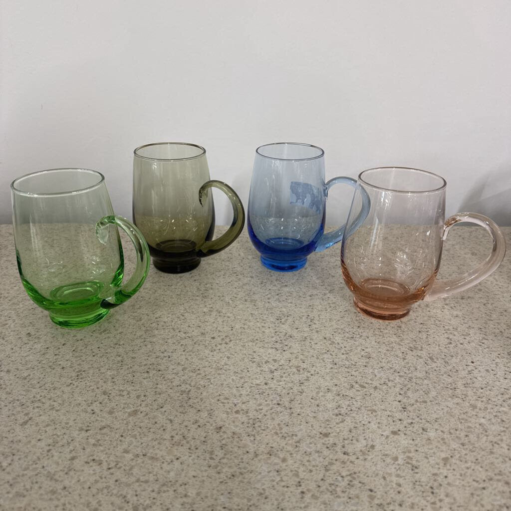 Set of four mugs