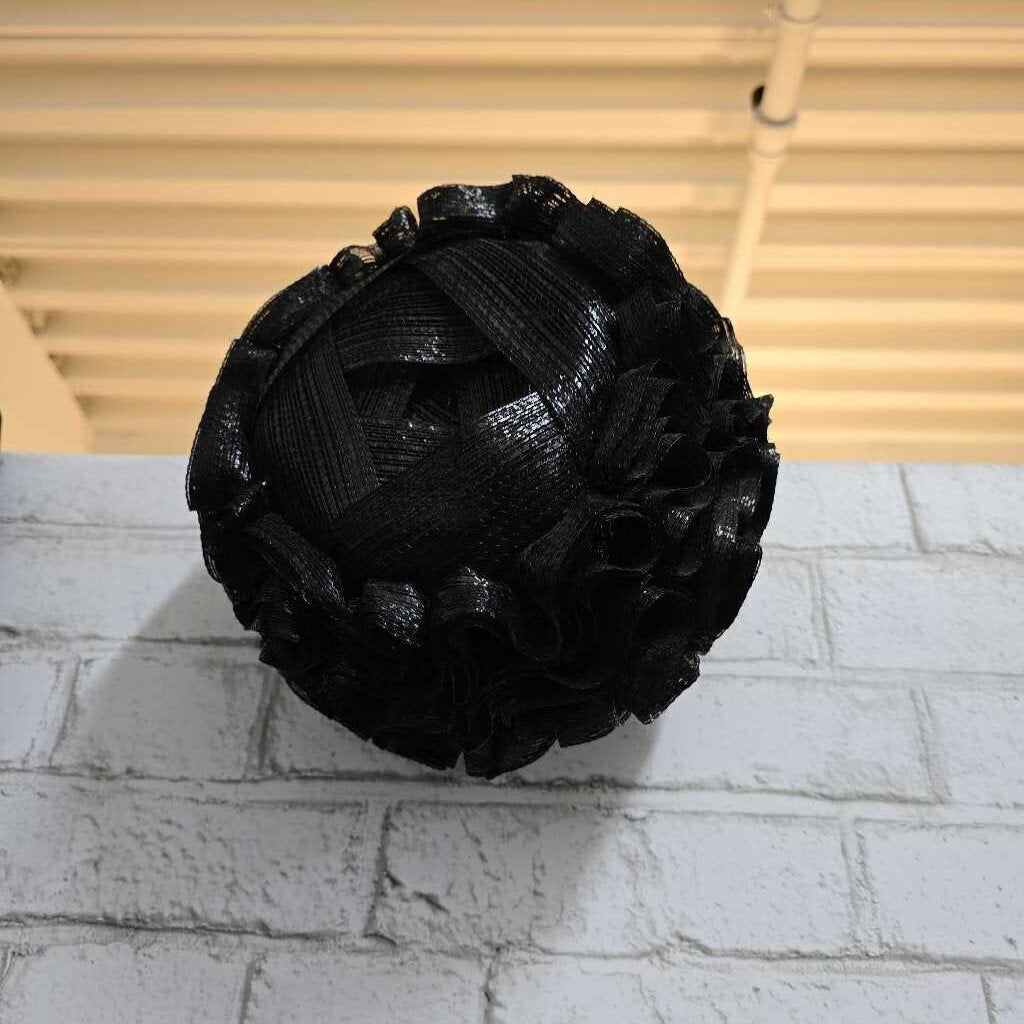 Vintage Black Pill Box Hat