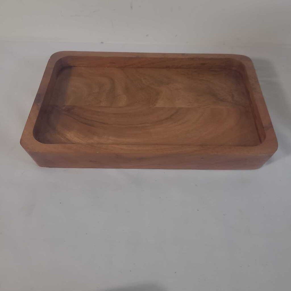RECTANGULAR ACACIA WOOD SERVING TRAY