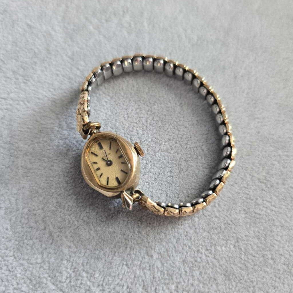 Bulova Manual Wind Watch 10K Plated Bezel