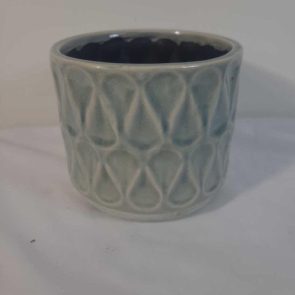 BLUE CERAMIC POT