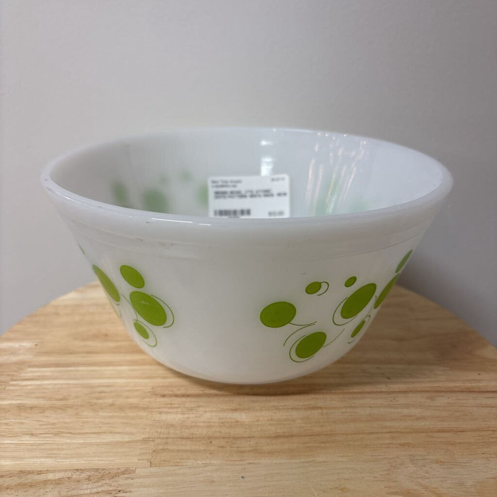 MIXING BOWL VTG ATOMIC DOTS PATTERN 1950'S-1960S MCM