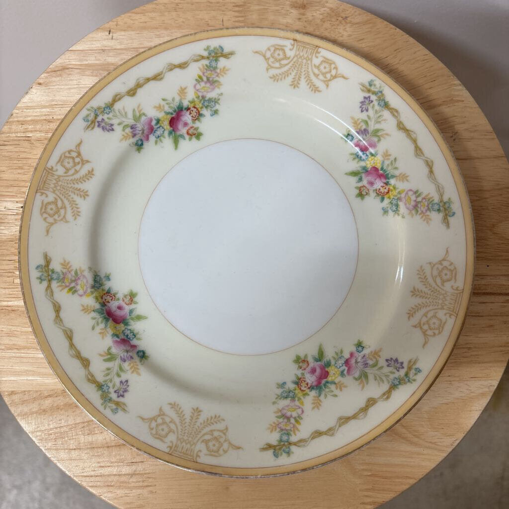 MEITO CHINA JAPAN 1930S-60 HANDPAINTED PORCELAIN "MARU" PATTERN PLATE DISCONTINUED