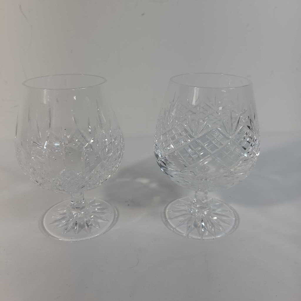 PR CRYSTAL BRANDY GLASSES