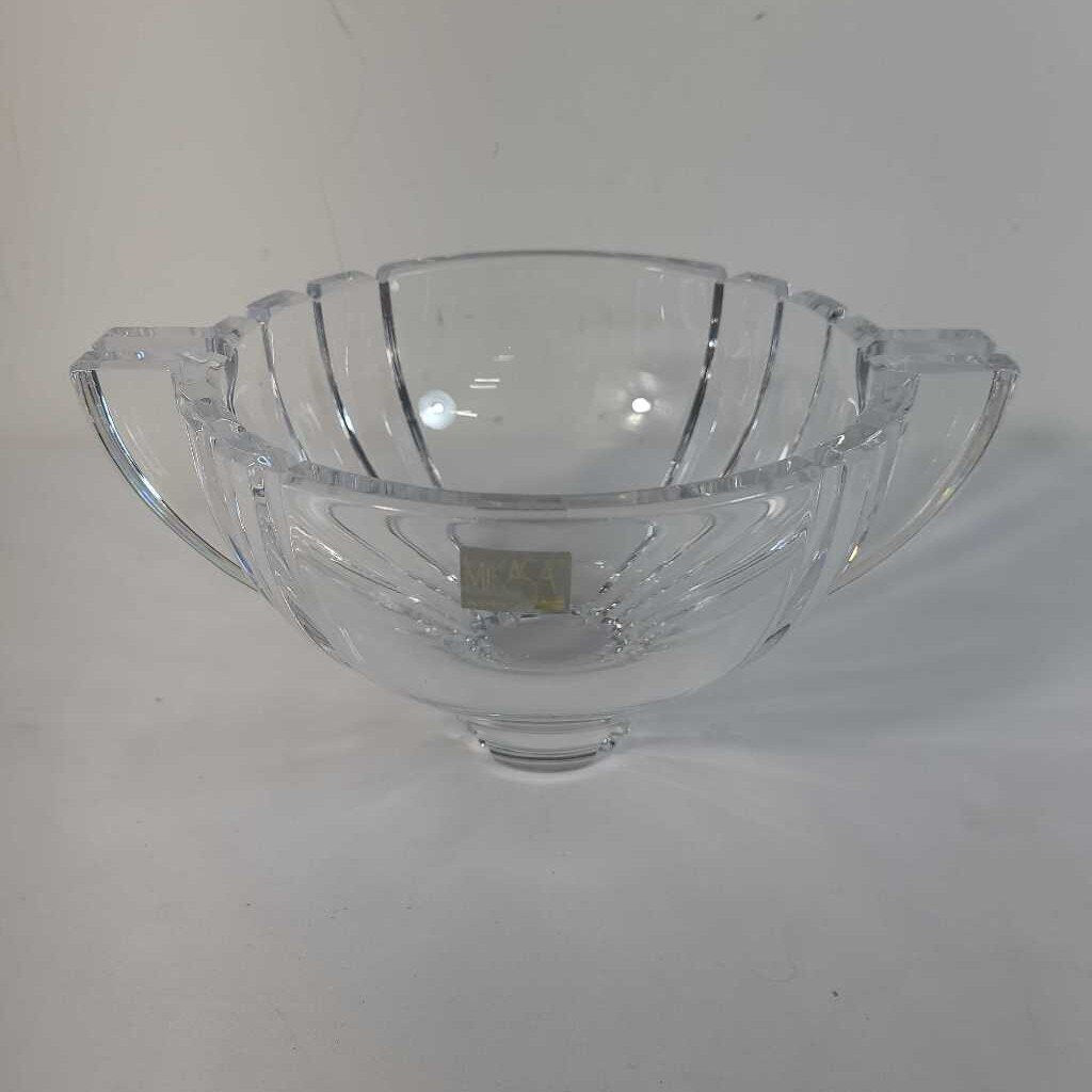 MIKASA ART DECO CRYSTAL BOWL
