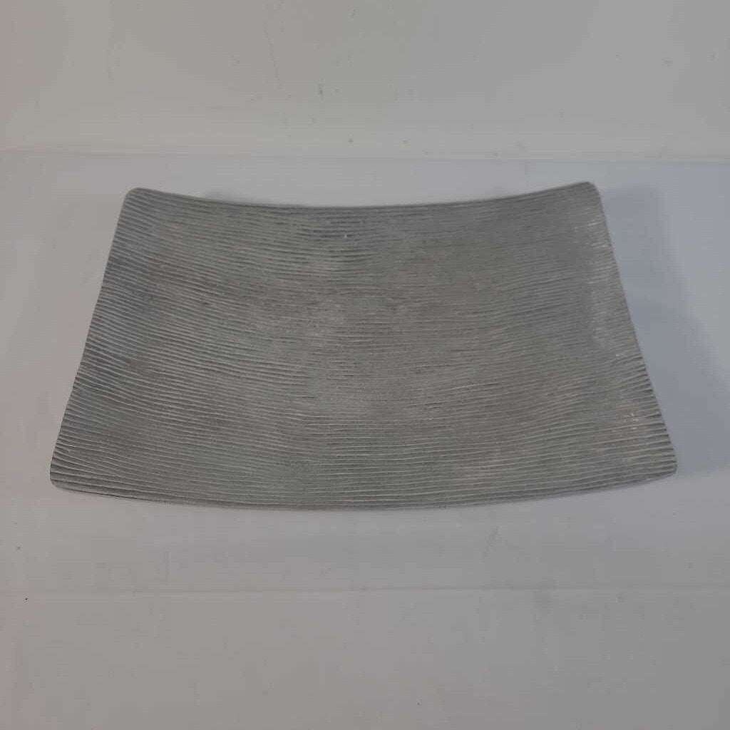 JOSEPH ABBOUD RECTANGULAR SILVER TRAY