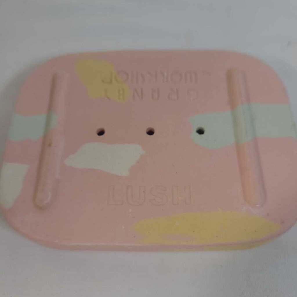 LUSH PINK CONFETTI SOAP DISH