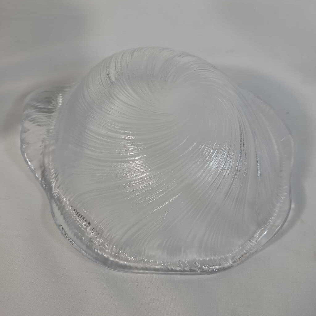 S/7 SWIRL GLASS SALAD BOWLS