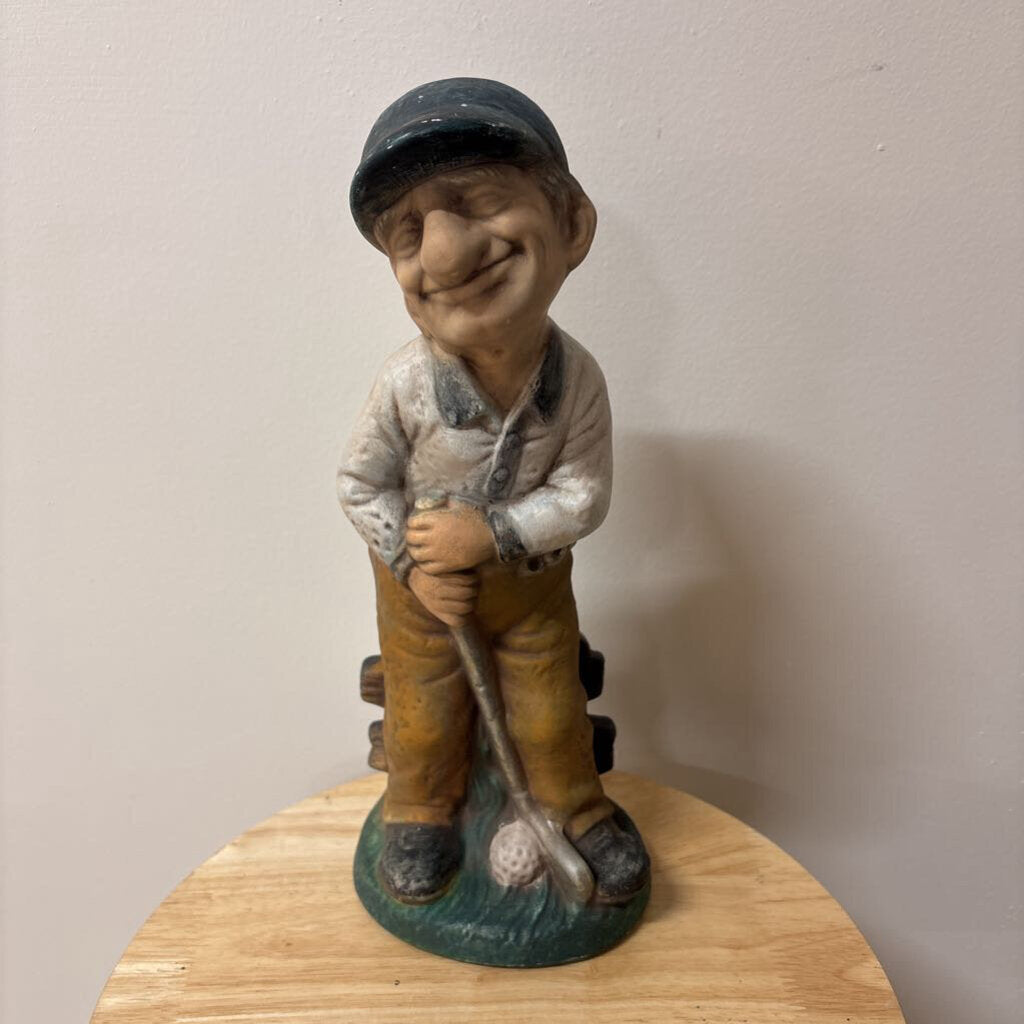 Vintage "Lori" Old Man Golfer Figurine