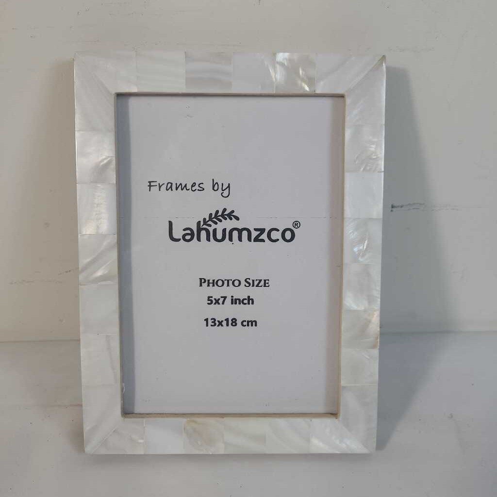 MOTHER OF PEARL PICTURE FRAME 5"x7"