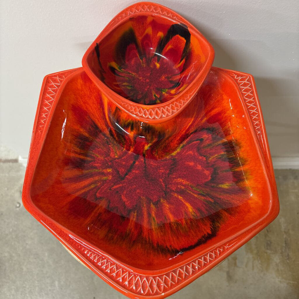 1960'S CHIP & DIP PLATTER