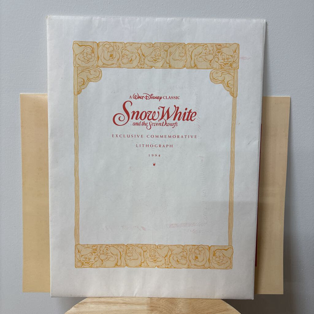 1994-SNOW WHITE & THE SEVEN DWARFS DISNEY PRINT