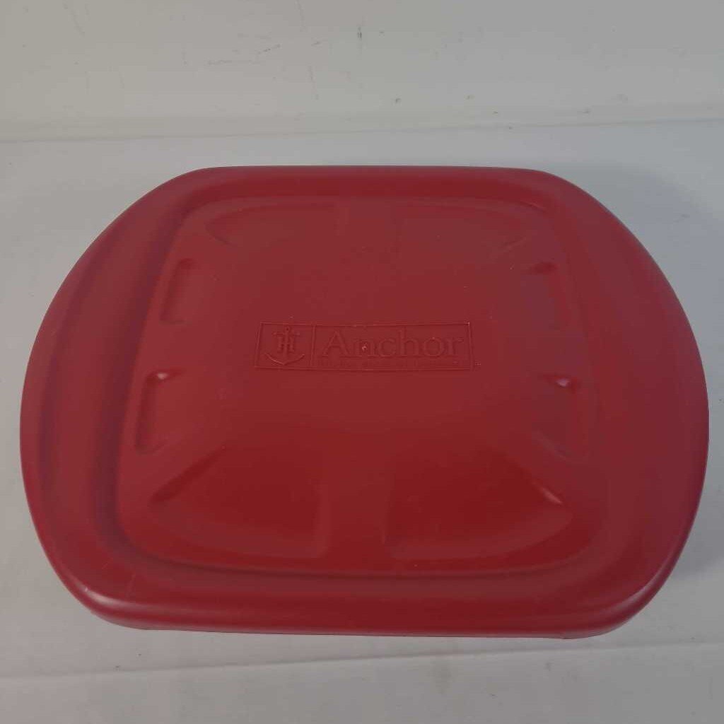 ANCHOR HOCKING SQ GLASS LIDDED DISH