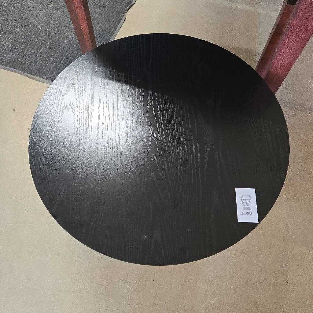 BLACK/GREY COFFEE TABLE W/BUILT IN STORAGE