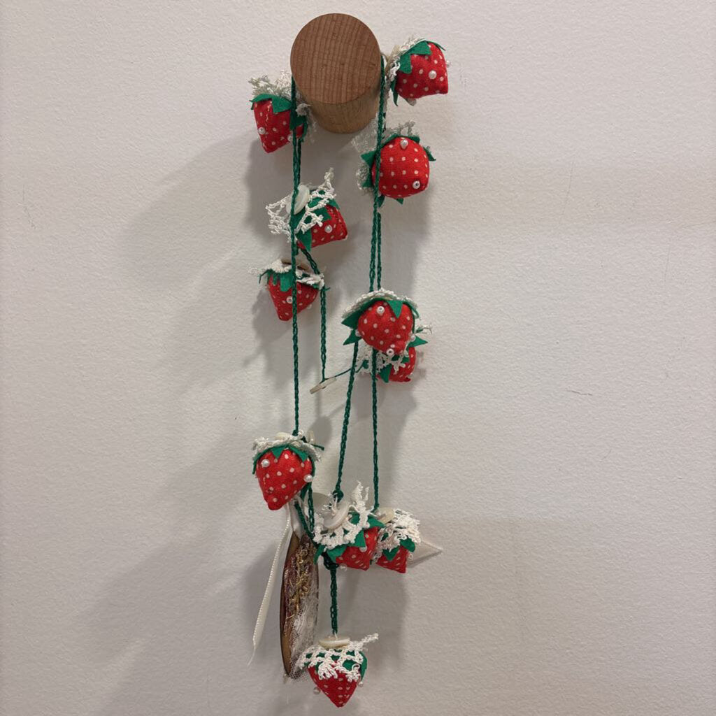 Strawberry Banner with Little Berries