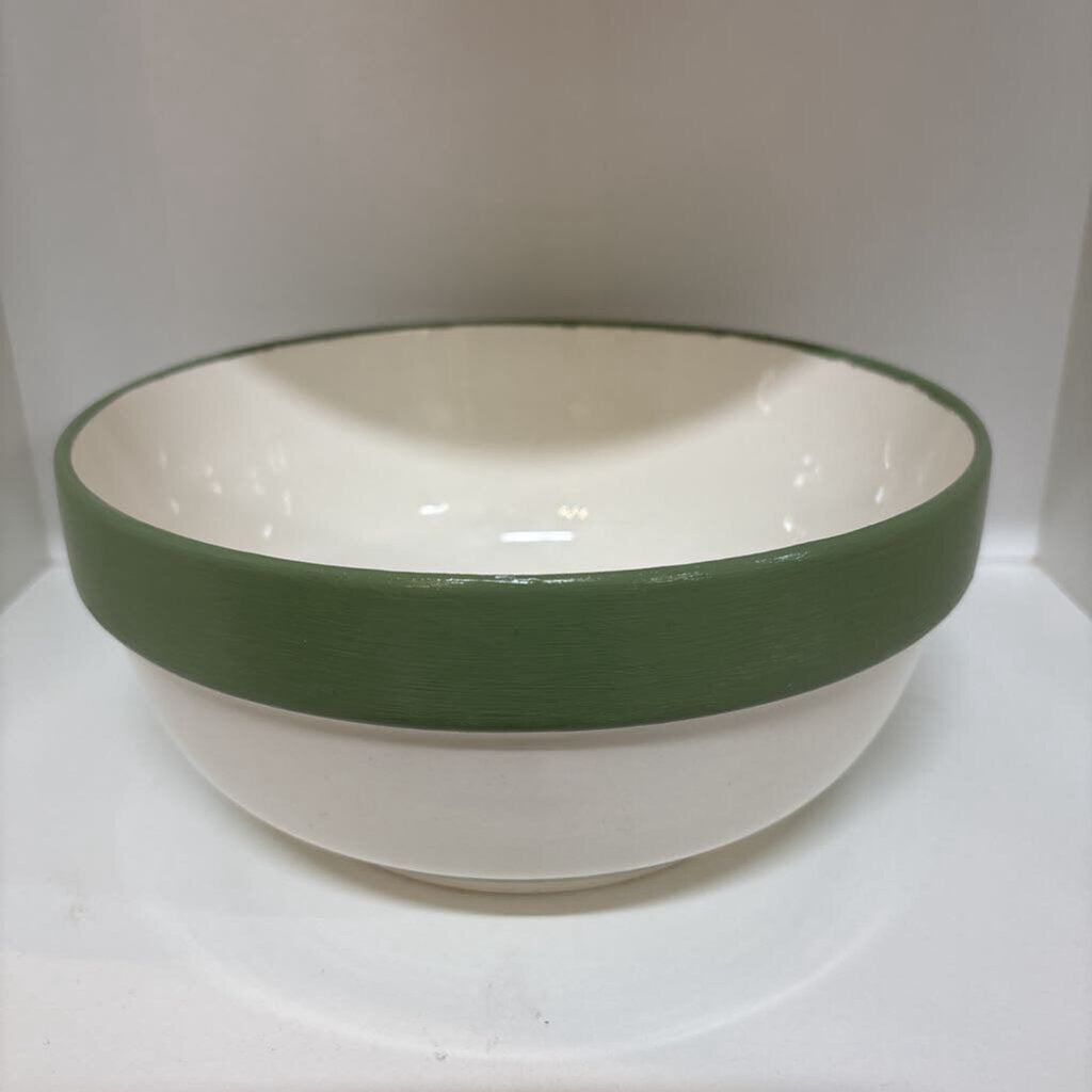 Green Stripe Bowl