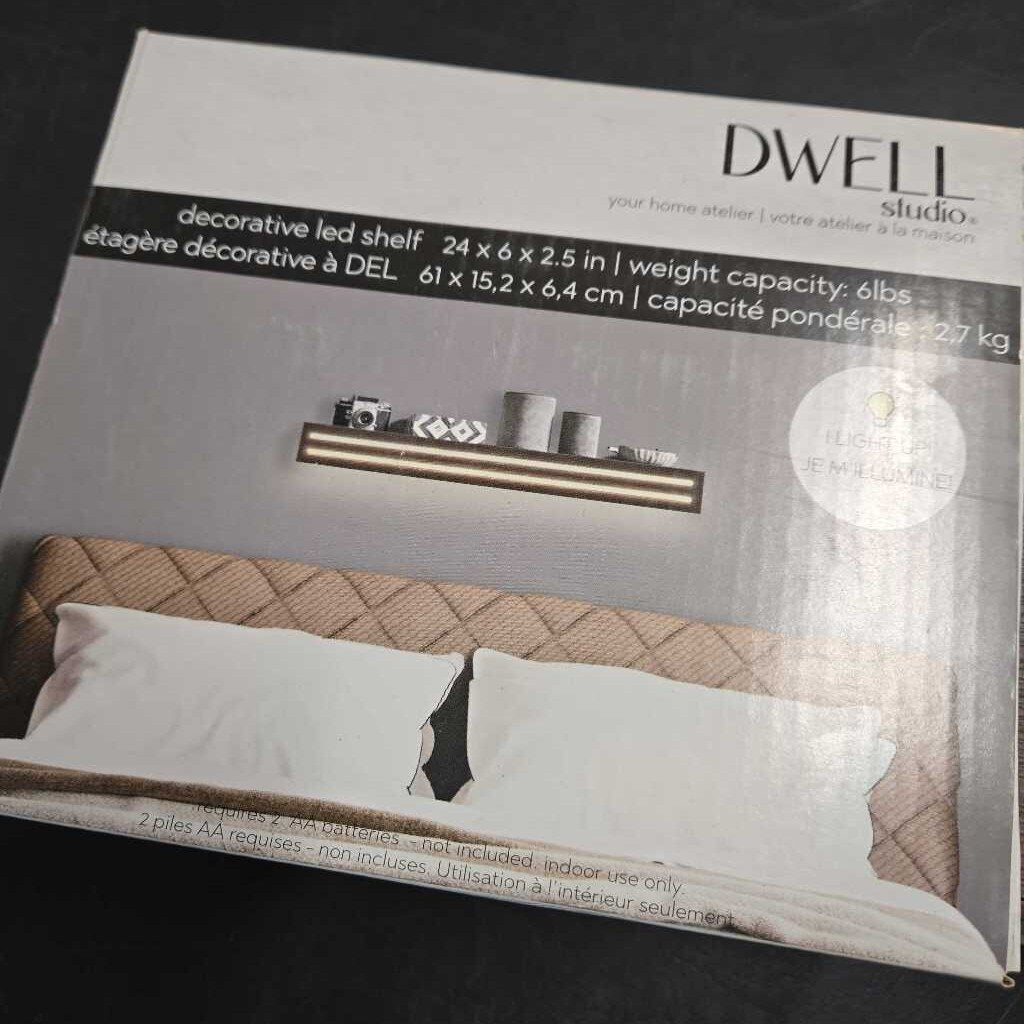 DECORATIVE LED SHELF