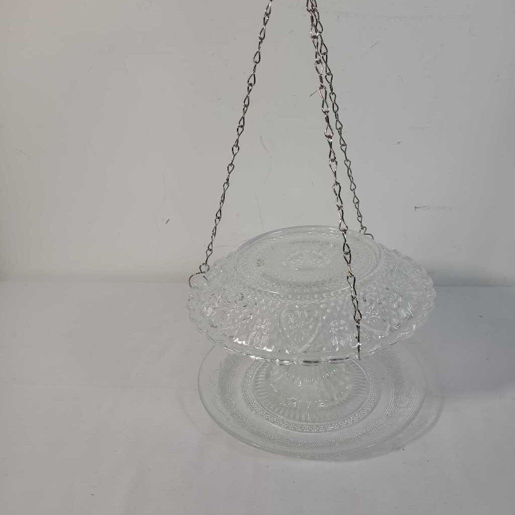 COVERED GLASS PLATE FIRD FEEDER