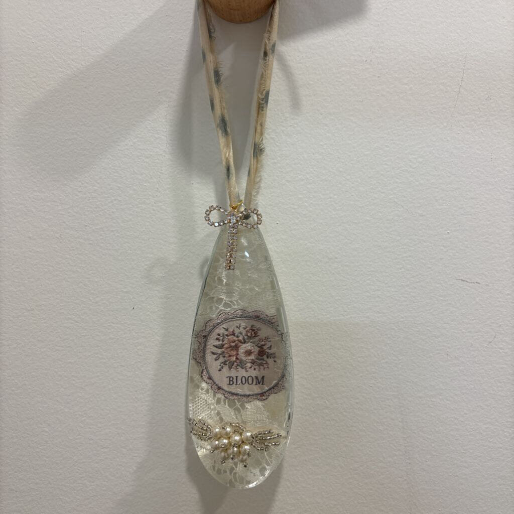Hanging Tear Drop Crystal
