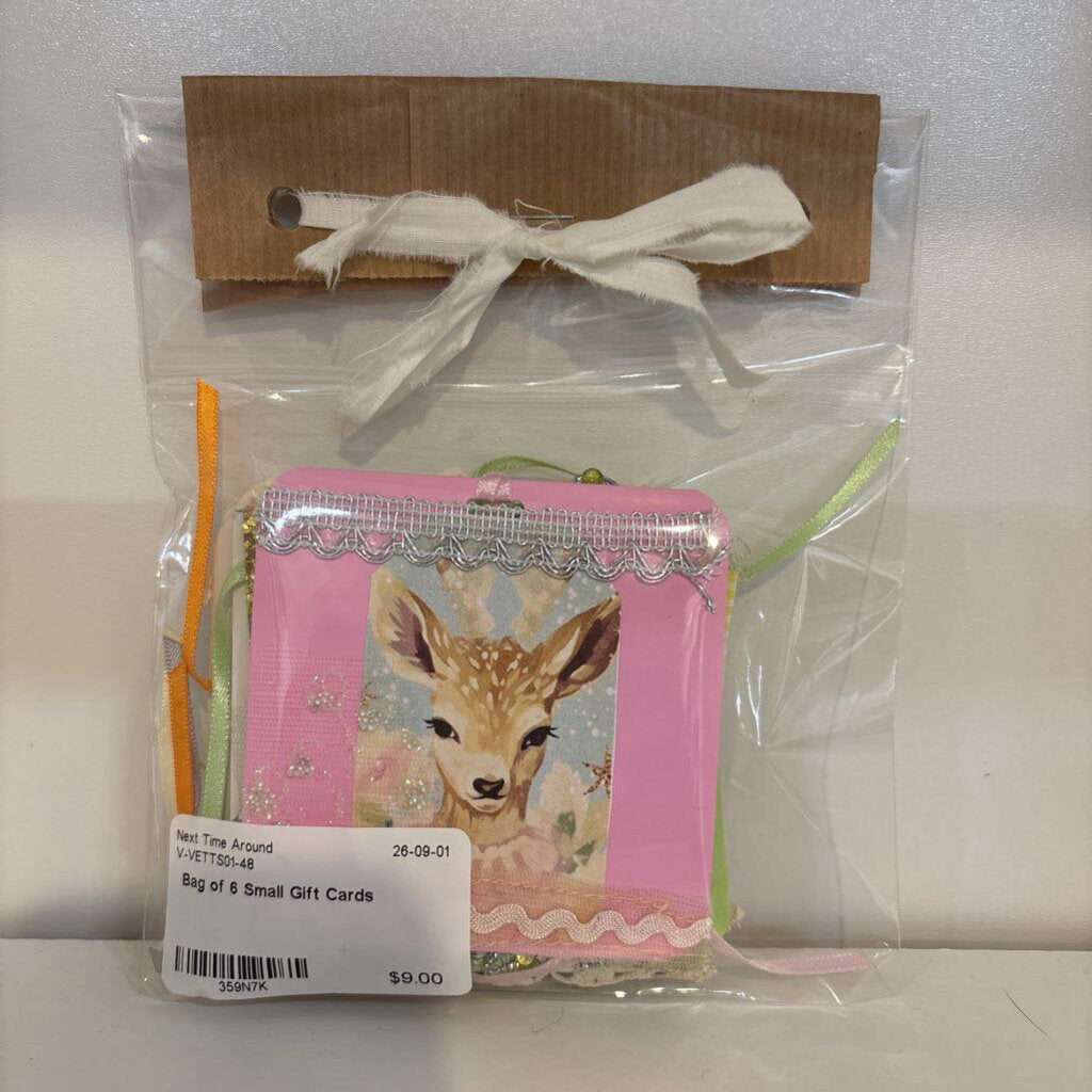 Bag of 6 Small Gift Cards