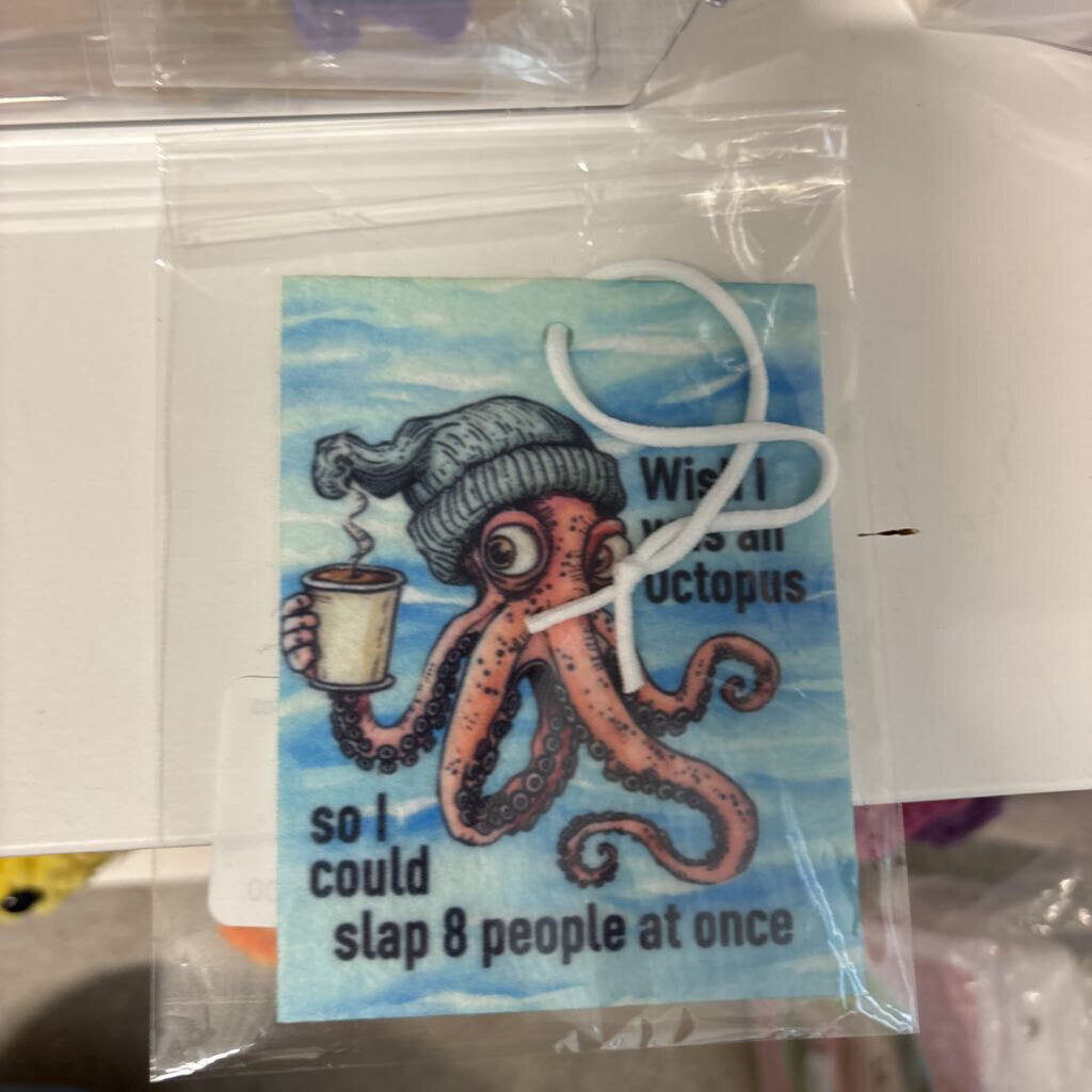 Octopus Car Air Freshener