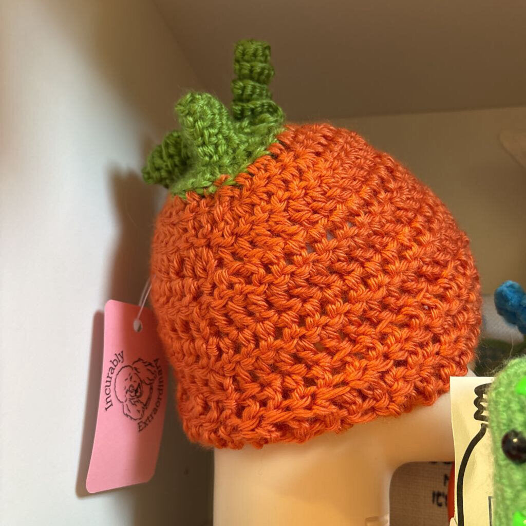 Crochet Newborn Pimpkin Hat