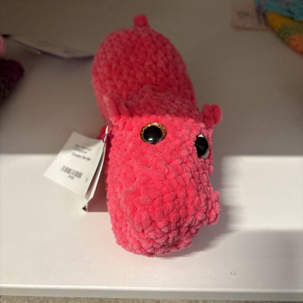 Crochet Pink Hippo