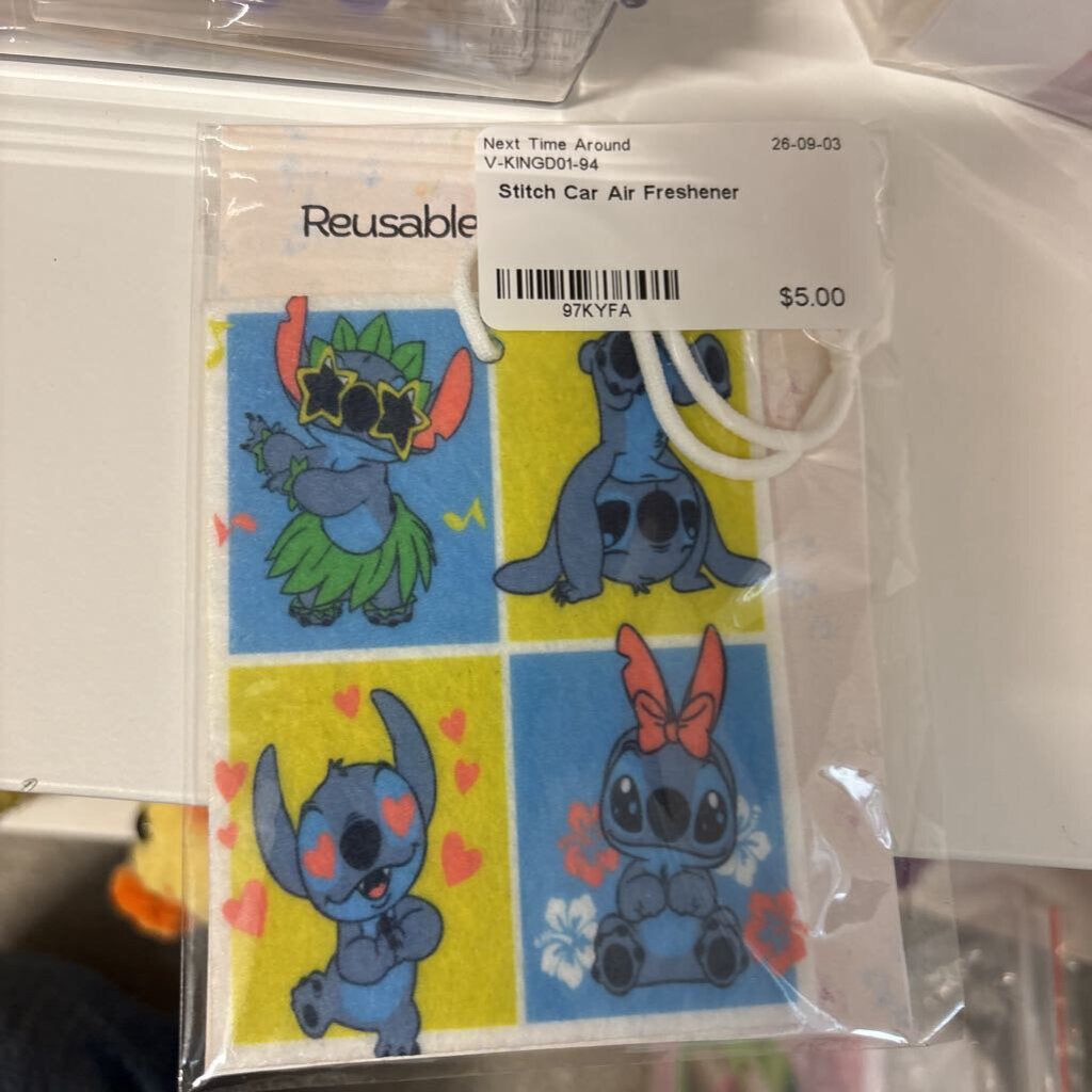 Stitch Car Air Freshener