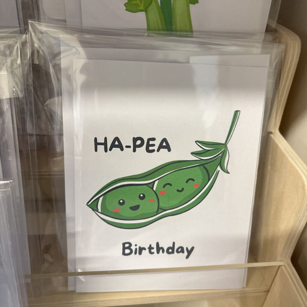 Ha-pea Birthday Card